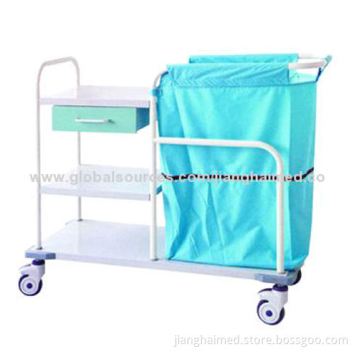 Laundry collecting trolley, stainless steel, CE/ISO9001